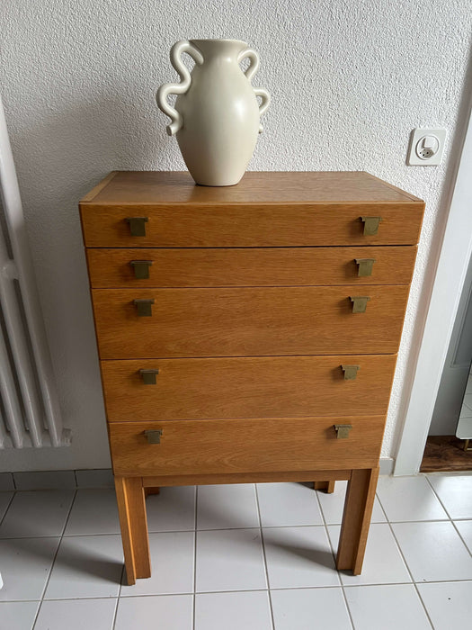 Vintage chest of drawers Børge Mogensen by Karl Andersson Sweden 60s oak