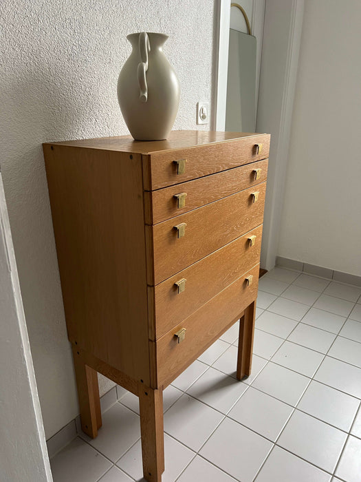 Vintage chest of drawers Børge Mogensen by Karl Andersson Sweden 60s oak