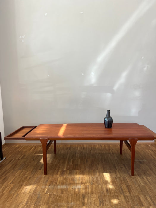 Vintage Johannes Andersen Couchtisch ausziehbar Teak 60er