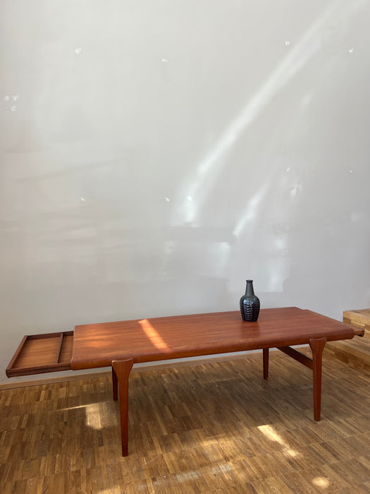 Vintage Johannes Andersen Couchtisch ausziehbar Teak 60er