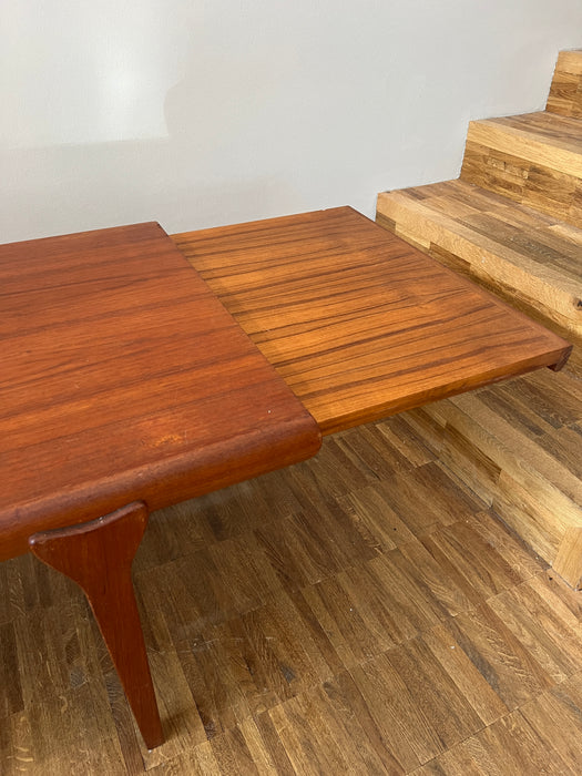 Vintage Johannes Andersen Couchtisch ausziehbar Teak 60er