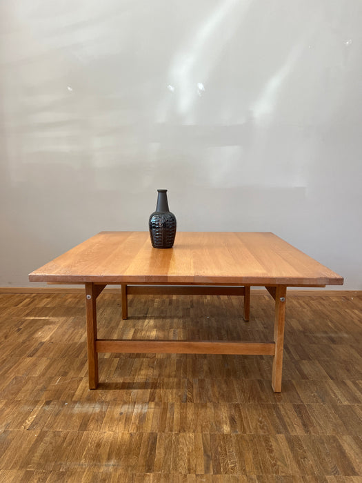 Vintage Couchtisch Club Tisch Hans J. Wegner für Andreas Tuck 1960 Eiche