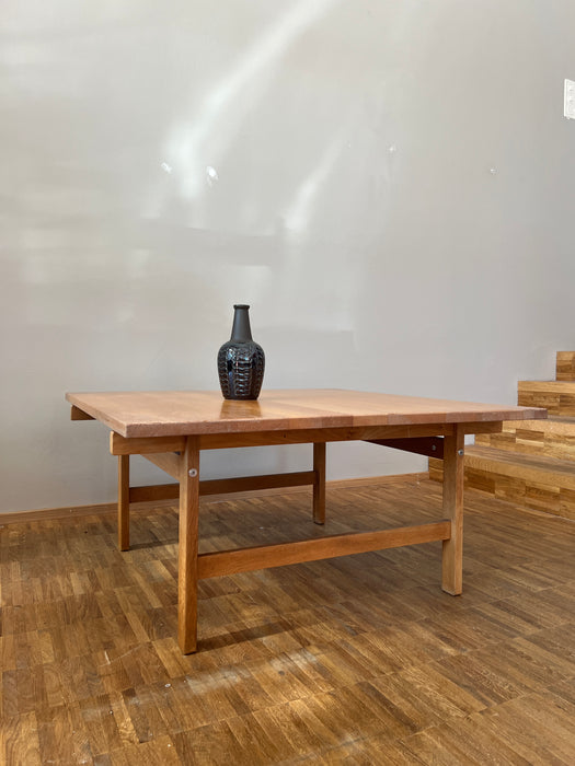 Vintage Couchtisch Club Tisch Hans J. Wegner für Andreas Tuck 1960 Eiche