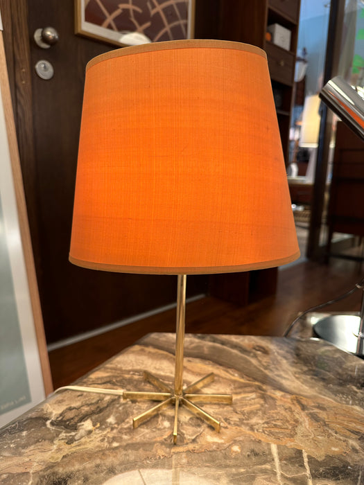 Vintage table lamp with star base