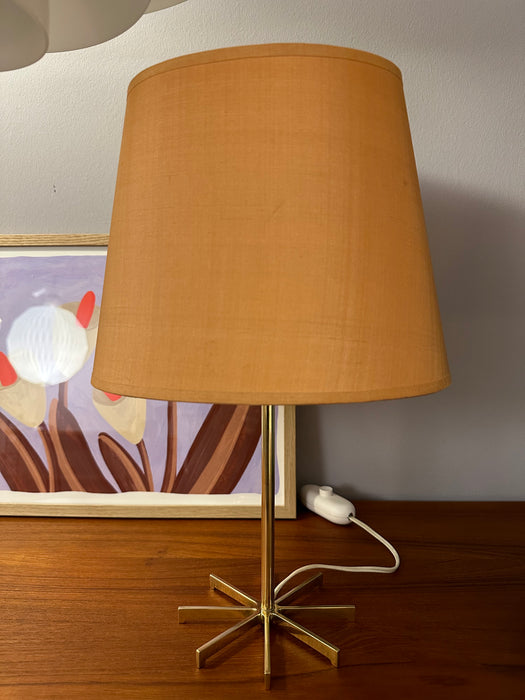 Vintage table lamp with star base
