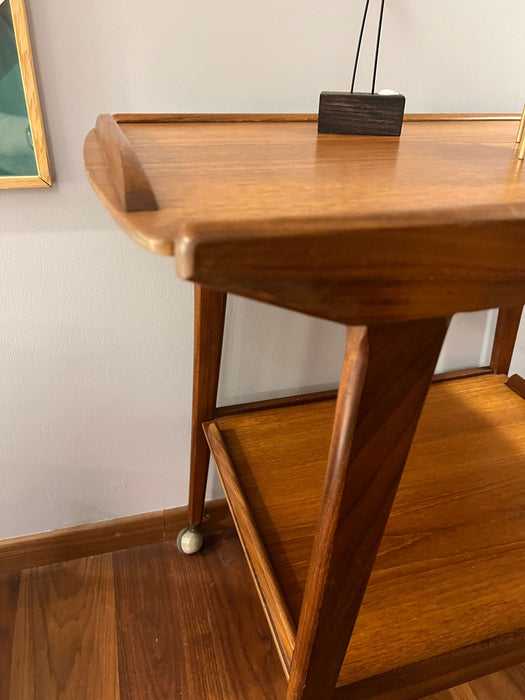 Vintage Barwagen Trolley Teak 60er Jahre