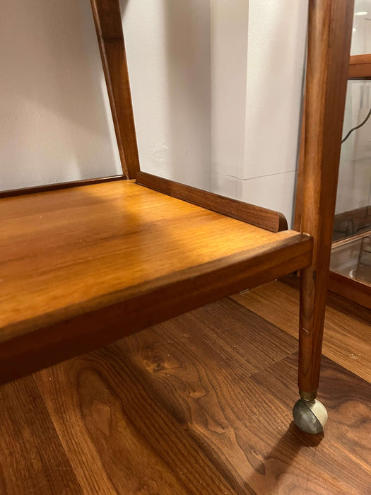 Vintage Barwagen Trolley Teak 60er Jahre