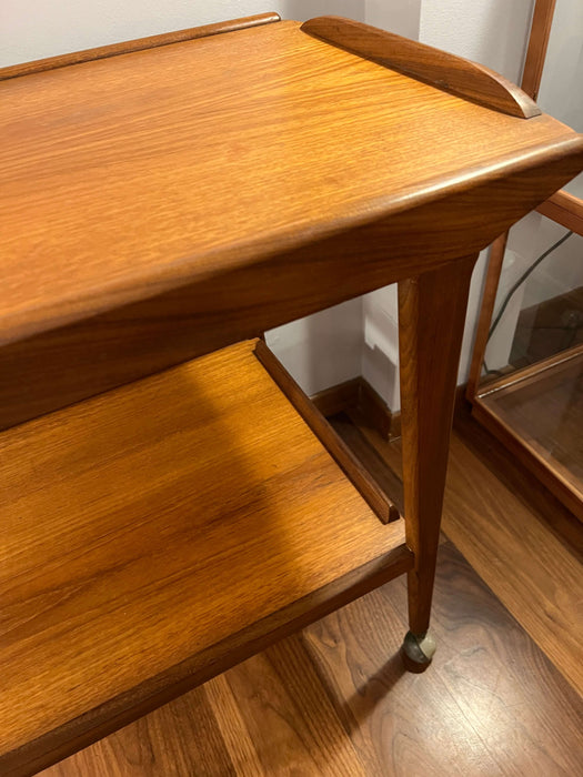 Vintage Barwagen Trolley Teak 60er Jahre