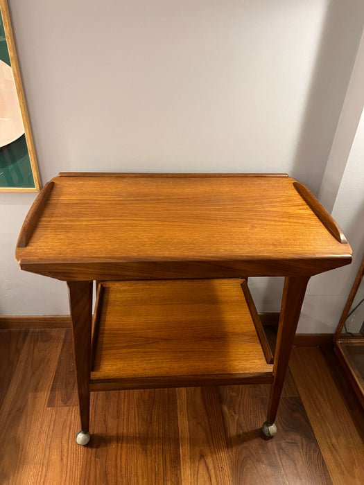 Vintage Barwagen Trolley Teak 60er Jahre