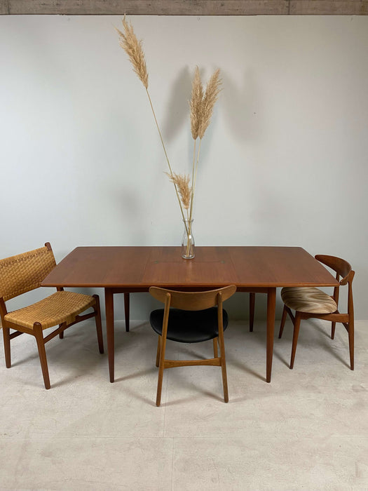 Vintage Hans Wegner Andreas Tuck sewing table side table AT-33 Teak Denmark 60s