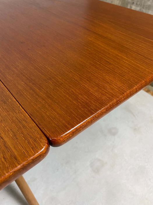 Vintage Hans Wegner Andreas Tuck sewing table side table AT-33 Teak Denmark 60s