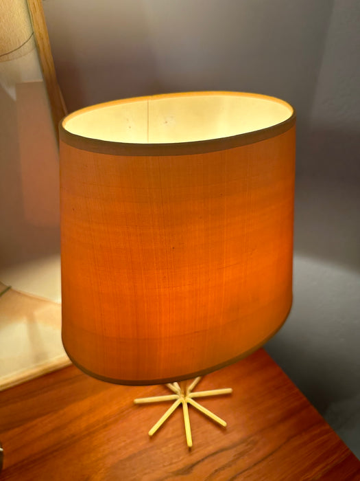 Vintage table lamp with star base