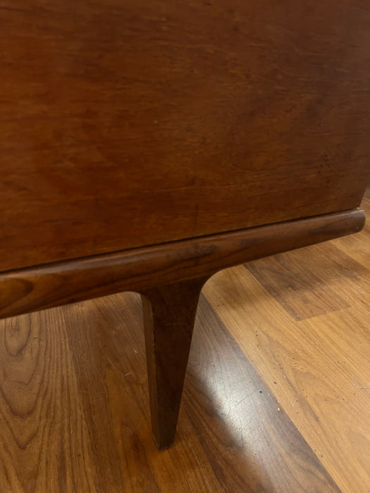 Vintage Sideboard mit Flügeltür und Schubladen Teak 60er Jahre
