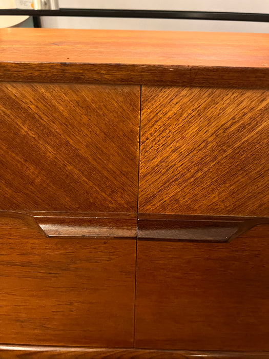 Vintage Sideboard mit Flügeltür und Schubladen Teak 60er Jahre