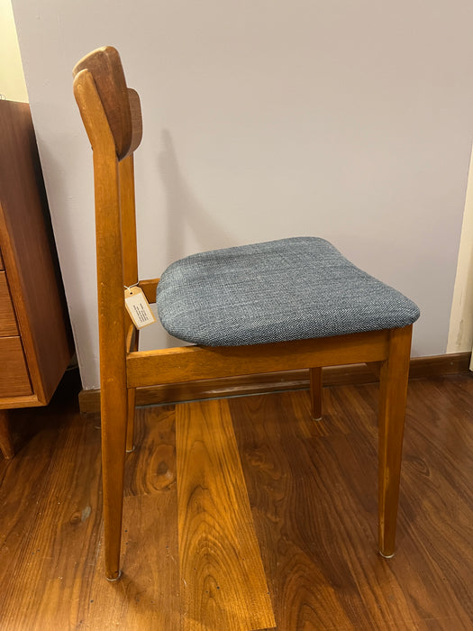 Vintage set of 4 teak chairs Farstrup Denmark 60s new seat cushions
