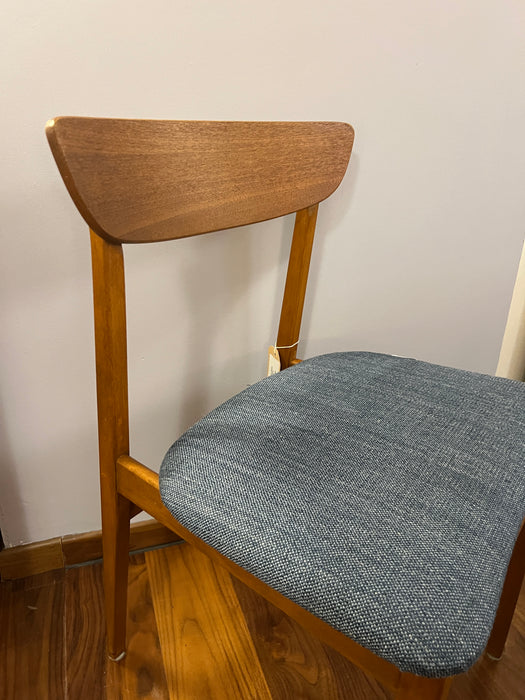 Vintage set of 4 teak chairs Farstrup Denmark 60s new seat cushions