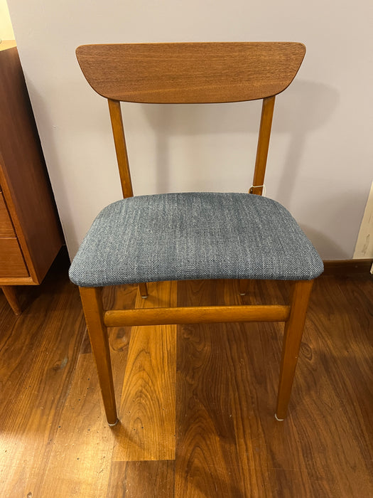 Vintage set of 4 teak chairs Farstrup Denmark 60s new seat cushions