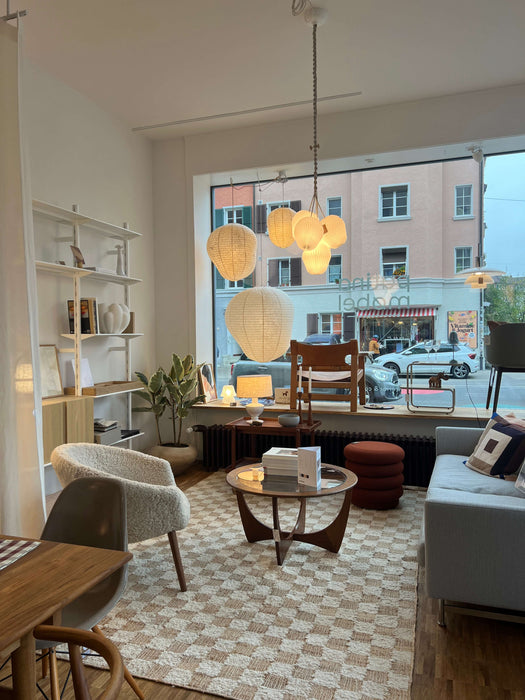 Ferm Living Teppich Check aus Wolle und Jute Ausstellungsmodell