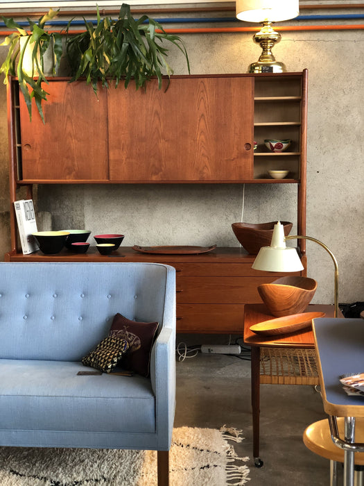 Vintage Midcentury Highboard Sideboard Hans Wegner RY 20 Teak 60er Dänemark