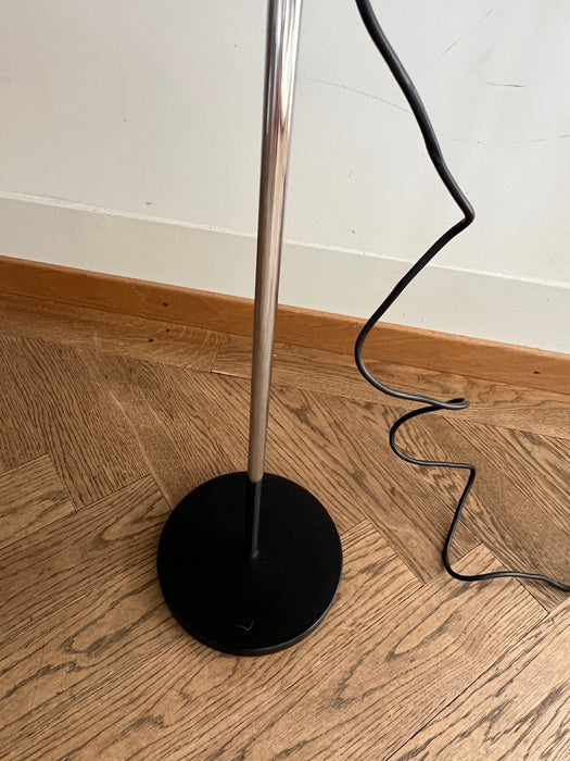 Vintage Stehleuchte Chrom Stoff 70er