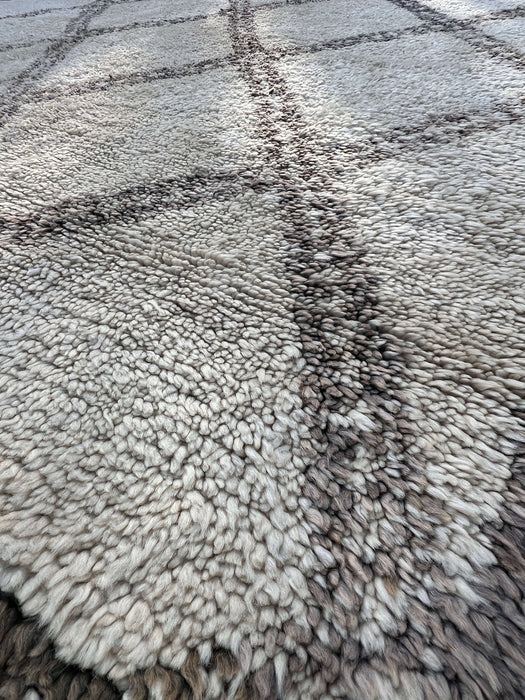 Vintage Berber Teppich Marokkanischer Wollteppich Beni Ourain
