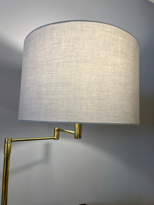 Vintage Tischleuchte Gold Messing schwenkbar 70er 80er