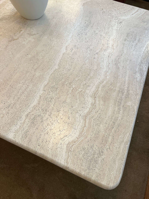 Vintage Coffeetable Beistelltisch Travertin