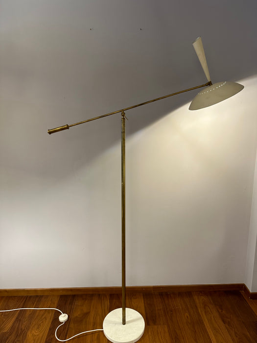 Vintage floor lamp Stilux Milan Italy 50s