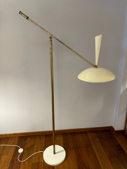 Vintage floor lamp Stilux Milan Italy 50s