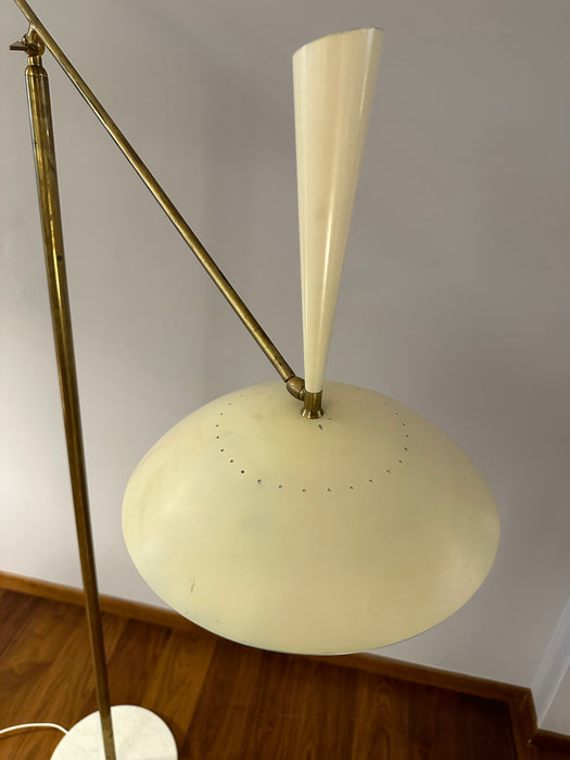 Vintage floor lamp Stilux Milan Italy 50s