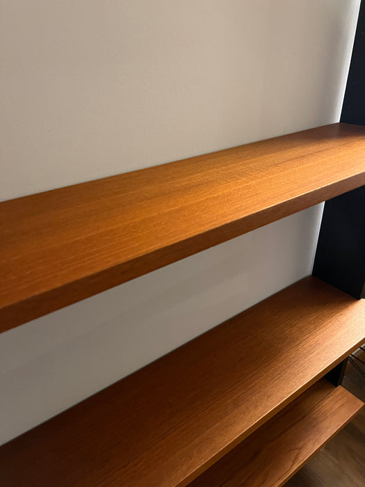 Vintage Wäckerlin Idealheim wall shelf teak 60s