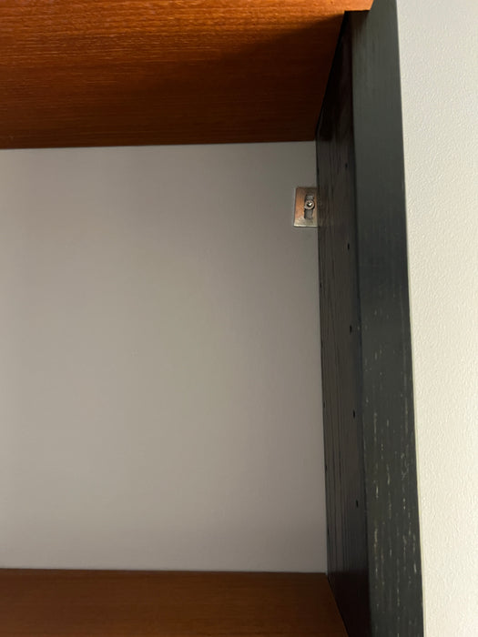 Vintage Wäckerlin Idealheim wall shelf teak 60s