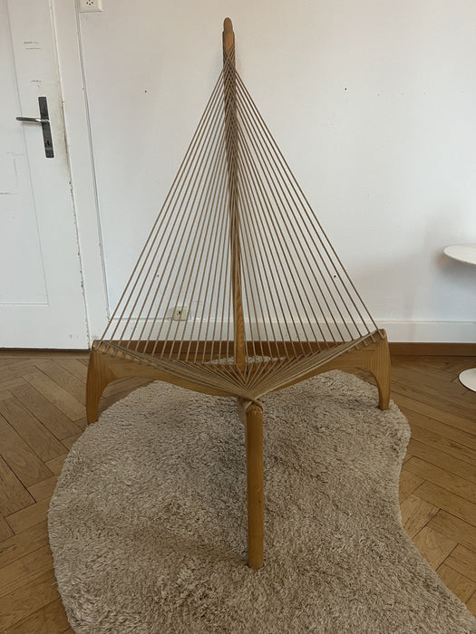 Harfenstuhl von Jørgen Høvelskov für Christensen und Larsen 1960er Jahre