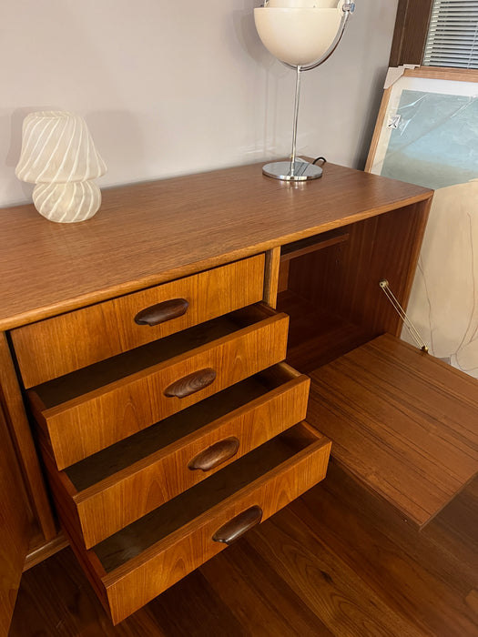 Vintage Sideboard Teak Dänemark 60er Jahre