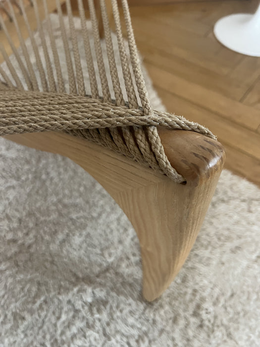 Harfenstuhl von Jørgen Høvelskov für Christensen und Larsen 1960er Jahre