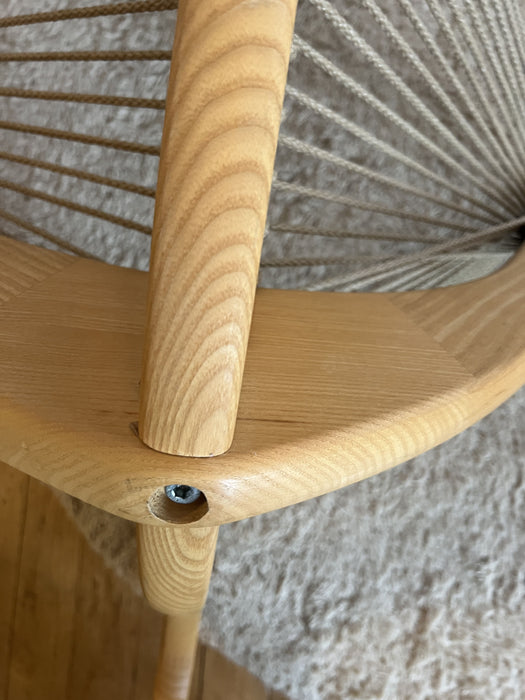 Harfenstuhl von Jørgen Høvelskov für Christensen und Larsen 1960er Jahre