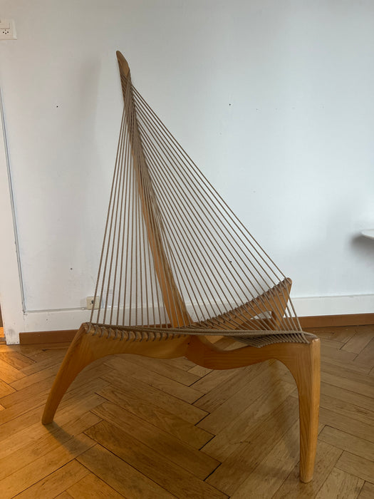 Harfenstuhl von Jørgen Høvelskov für Christensen und Larsen 1960er Jahre