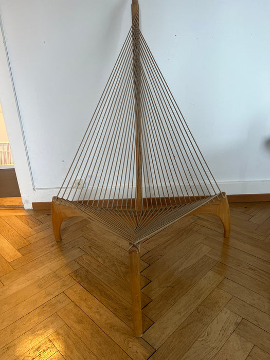 Harfenstuhl von Jørgen Høvelskov für Christensen und Larsen 1960er Jahre