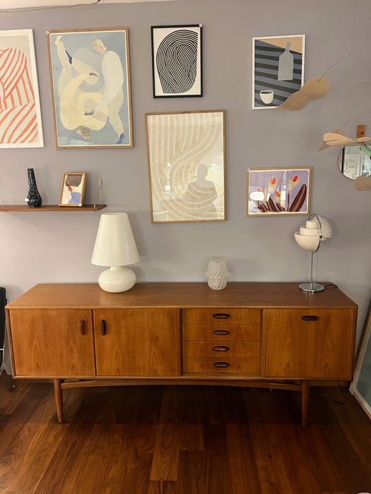 Vintage Sideboard Teak Dänemark 60er Jahre