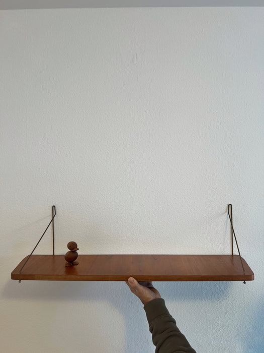 Vintage Teak Wandregal 60er Dänemark