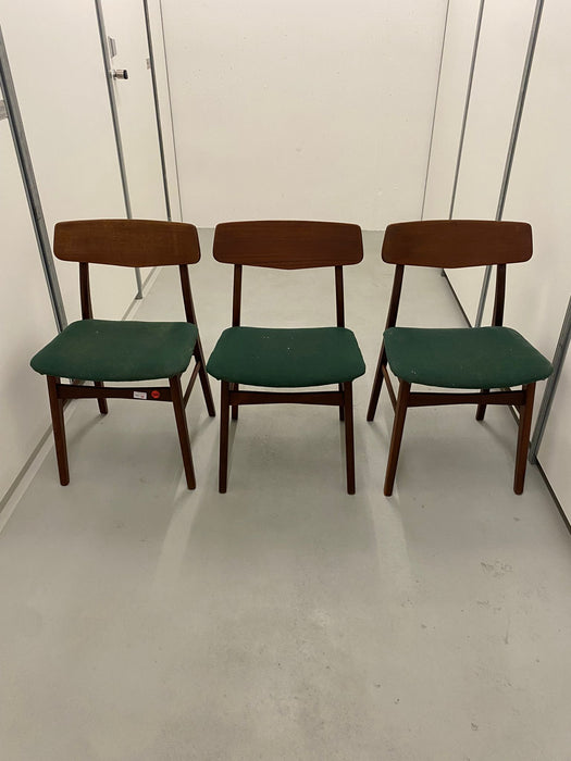Vintage set of 4 chairs Niels O. Møller for JL Møller Teak Denmark 60s