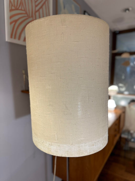 Vintage floor lamp with metal base