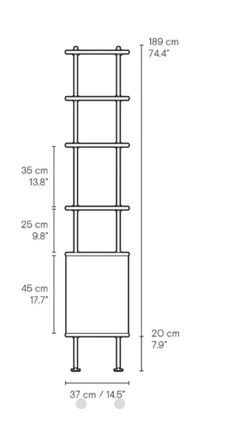 Carl Hansen & Søn Modulares Regalsystem BM0253 Shelving System