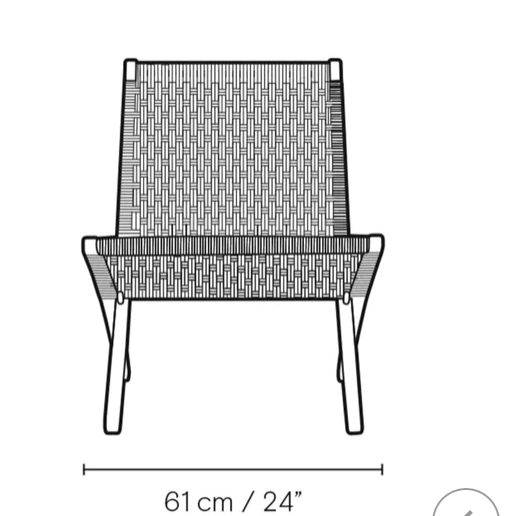 Outdoor Cuba Chair MG501 Carl Hansen