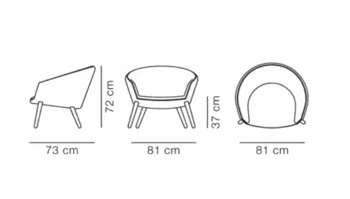 Ditzel Lounge Chair by Fredericia