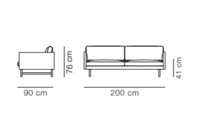 Calmo Sofa Fredericia Design Hugo Passos