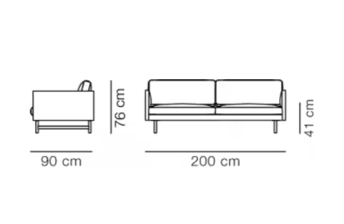 CALMO Sofa Fredericia Design Hugo Passos