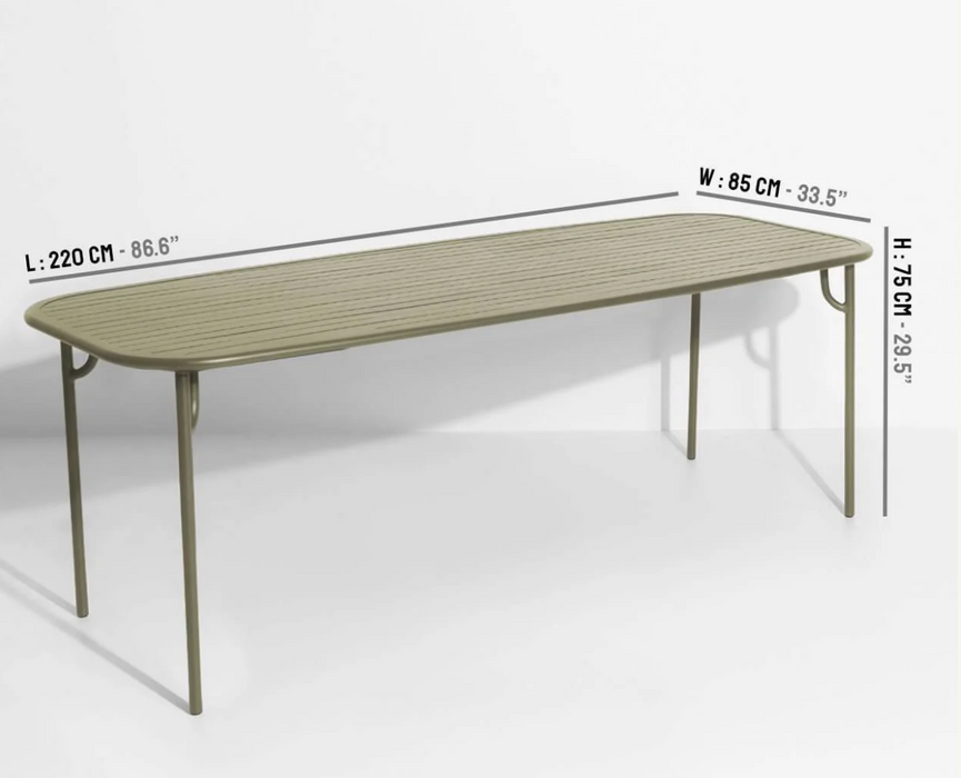 Garden table WEEKEND Outdoor by Petite Friture