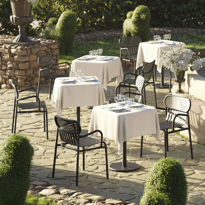 WEEKEND quadratischer Bistrotisch Outdoor Petite Friture