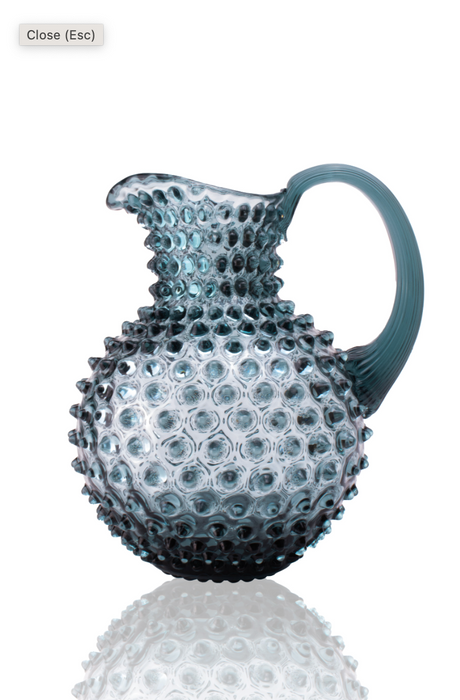 Anna von Lipa Hobnail Krug Karaffe Böhmisches Glas